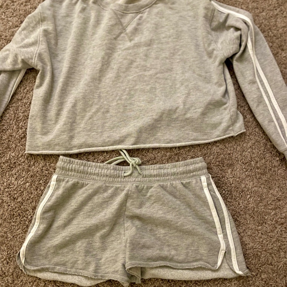 Matching Sweat Shorts and Sweater